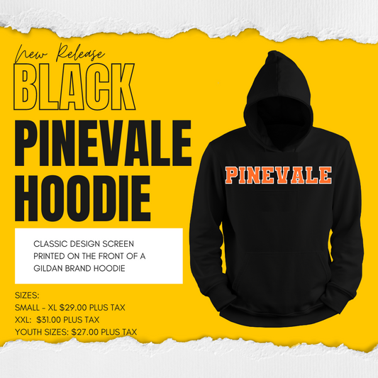 Pinevale Black Hoodie